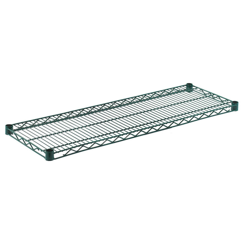 ZESCO J1442K - Wire Shelf - Green Epoxy - 14" Deep x 42" Long