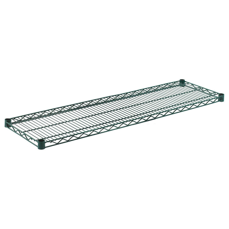 ZESCO J1448K - Wire Shelf - Green Epoxy - 14" Deep x 48" Long