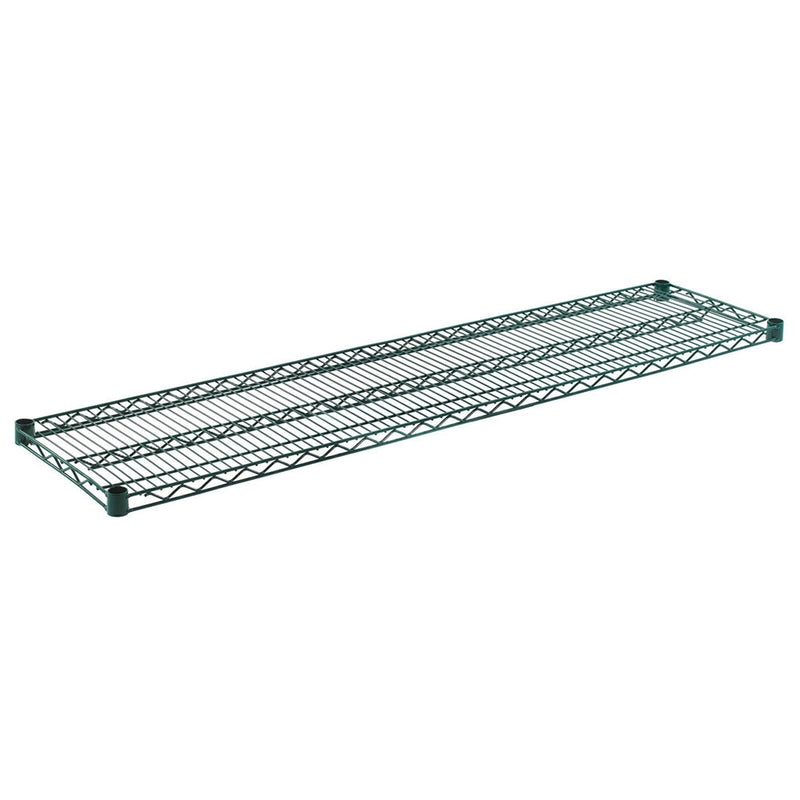 ZESCO J1460K - Wire Shelf - Green Epoxy - 14" Deep x 60" Long