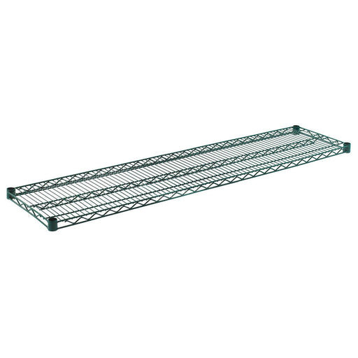ZESCO J1460K - Wire Shelf - Green Epoxy - 14" Deep x 60" Long