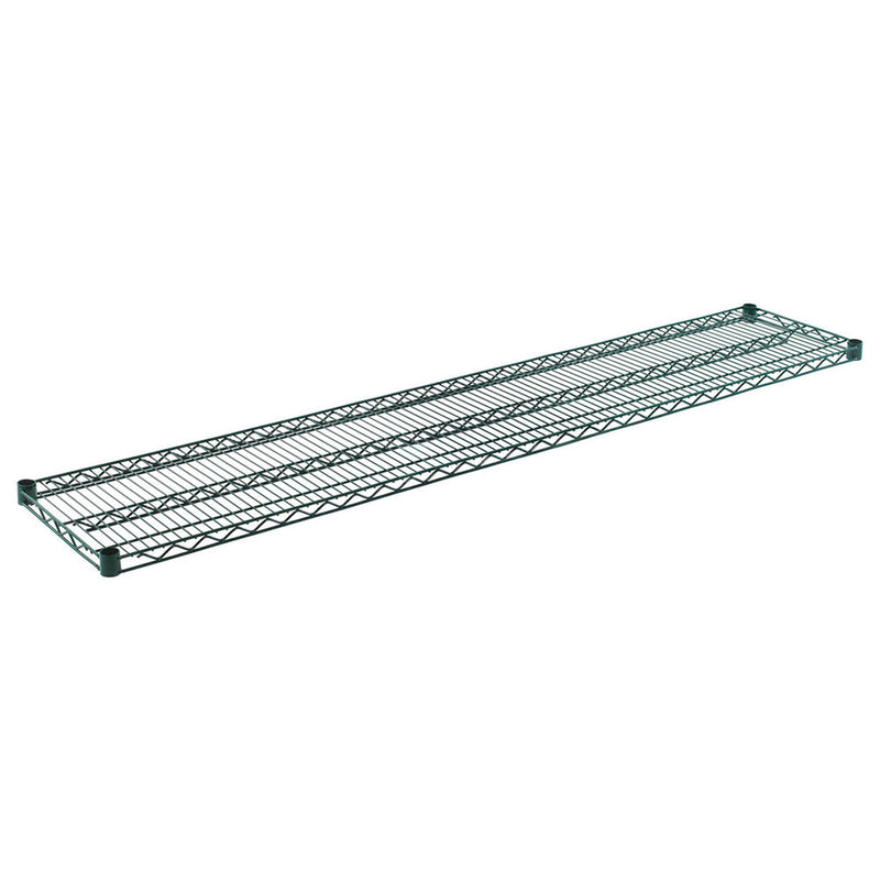ZESCO J1472K - Wire Shelf - Green Epoxy - 14" Deep x 72" Long