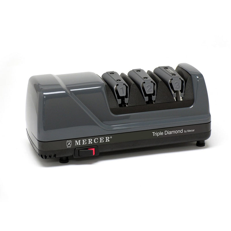 Afilador de cuchillos eléctrico Mercer M10000 de triple diamante