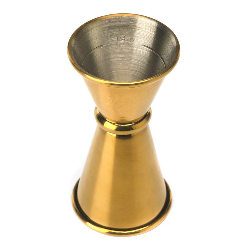 Mercer M37000 - Japanese Jigger - Stainless Steel - 1/2 x 3/4 oz. - Choose Color