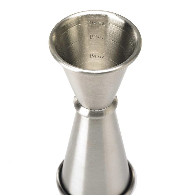Mercer M37003 - Japanese Jigger - Stainless Steel - 1 x 1-1/2 oz. - Choose Color