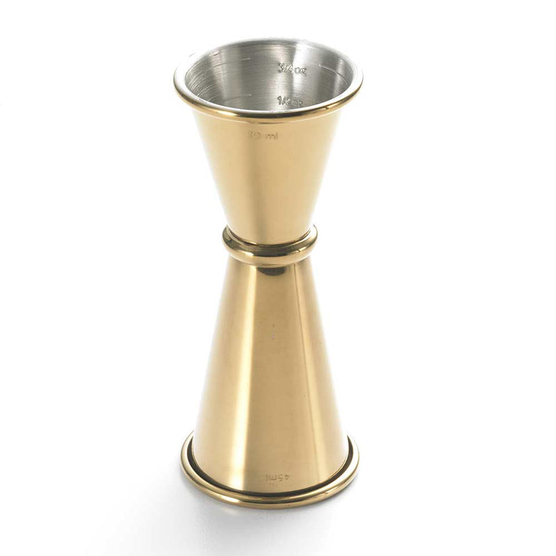 Mercer M37003 - Japanese Jigger - Stainless Steel - 1 x 1-1/2 oz. - Choose Color