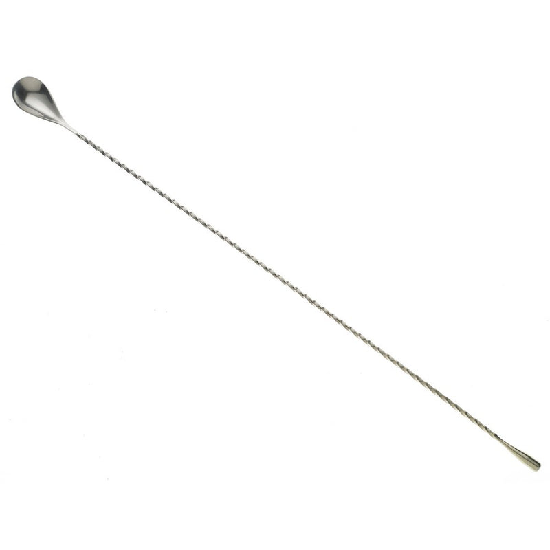 Mercer M37014 - Cuchara de bar clásica - Acero inoxidable - 19-5/8" de largo - Elige el color