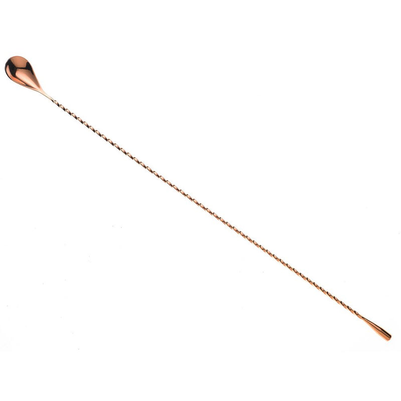 Mercer M37014 - Cuchara de bar clásica - Acero inoxidable - 19-5/8" de largo - Elige el color
