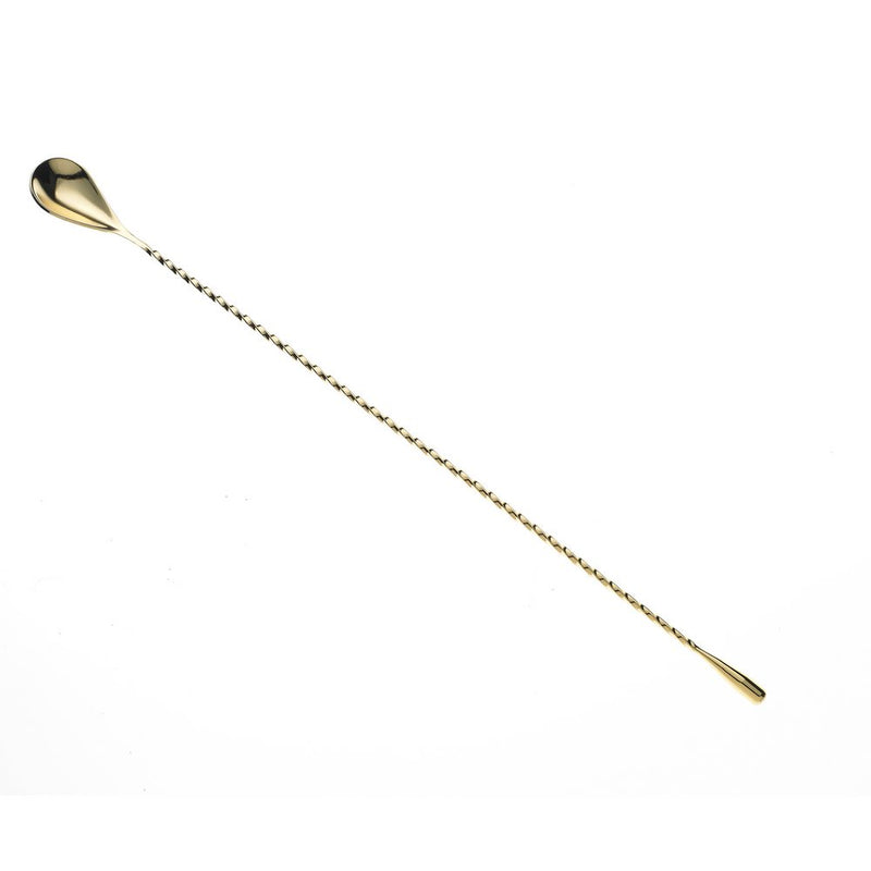 Mercer M37013 - Cuchara de bar clásica - Acero inoxidable - 15-3/4" de largo - Elige el color