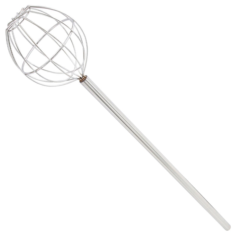 Winco KWP-48 - Batidor de 48" - Acero inoxidable - Batidor de bola de 8"