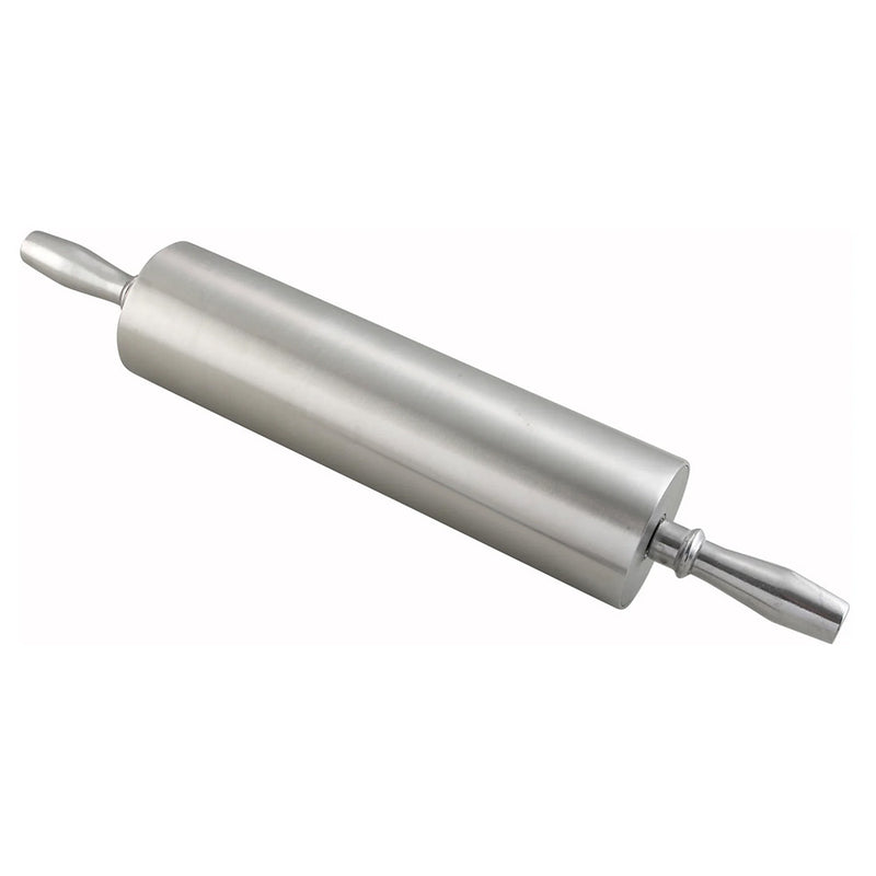 Winco ARP-18 - Rodillo de amasar de aluminio de 18"L - 3-1/2" de diámetro.