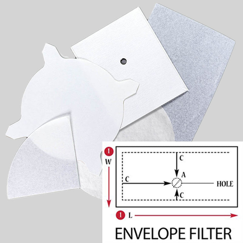 DISCO D1422E3 - Fryer Oil Filter Paper  - 14" X 22" - Envelope Style