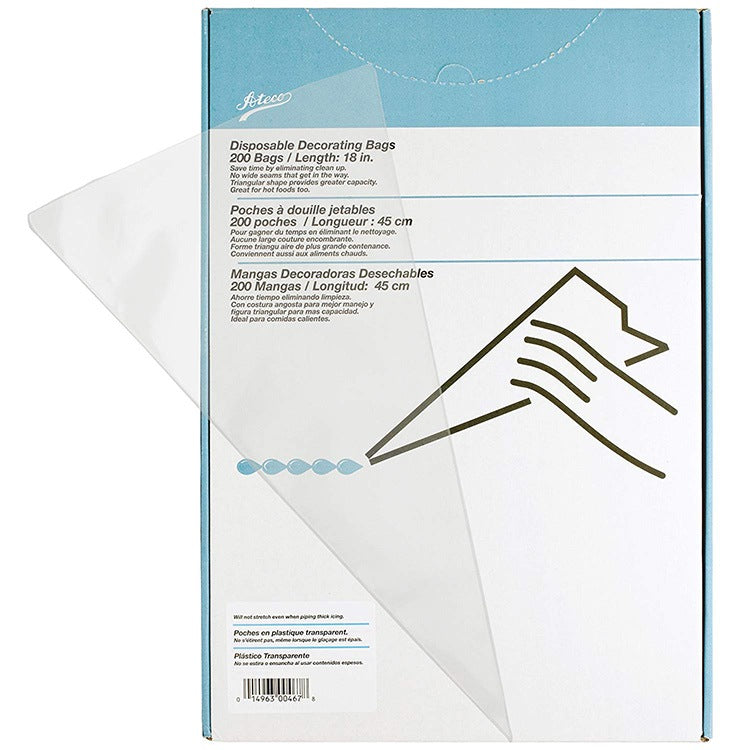 ATECO 4675 - 18"L Disposable Decorating Bags - 200ct Package