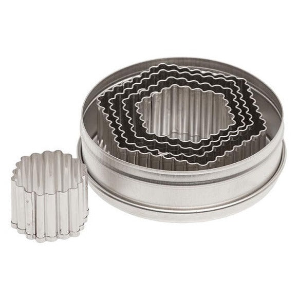 ATECO 5201 - Hexagon Cutter Set - Fluted Edge - Stainless Steel