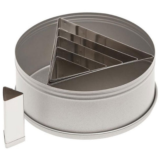 ATECO 5256 - Triangle Cutter Set - Plain Edge - Stainless Steel