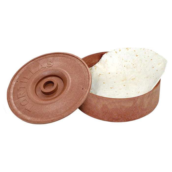 Winco PTW-8 - Tortilla Servers - 8.5" - Brown
