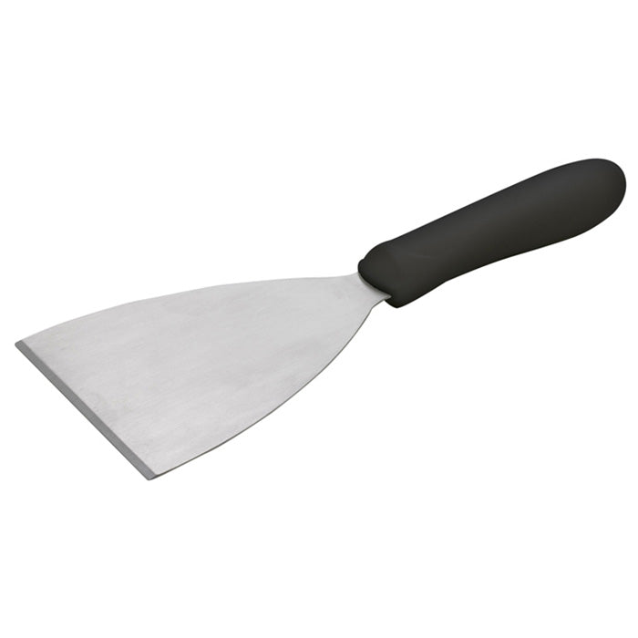 Winco TKP-40 - 4"W Griddle Scraper - Black Handle