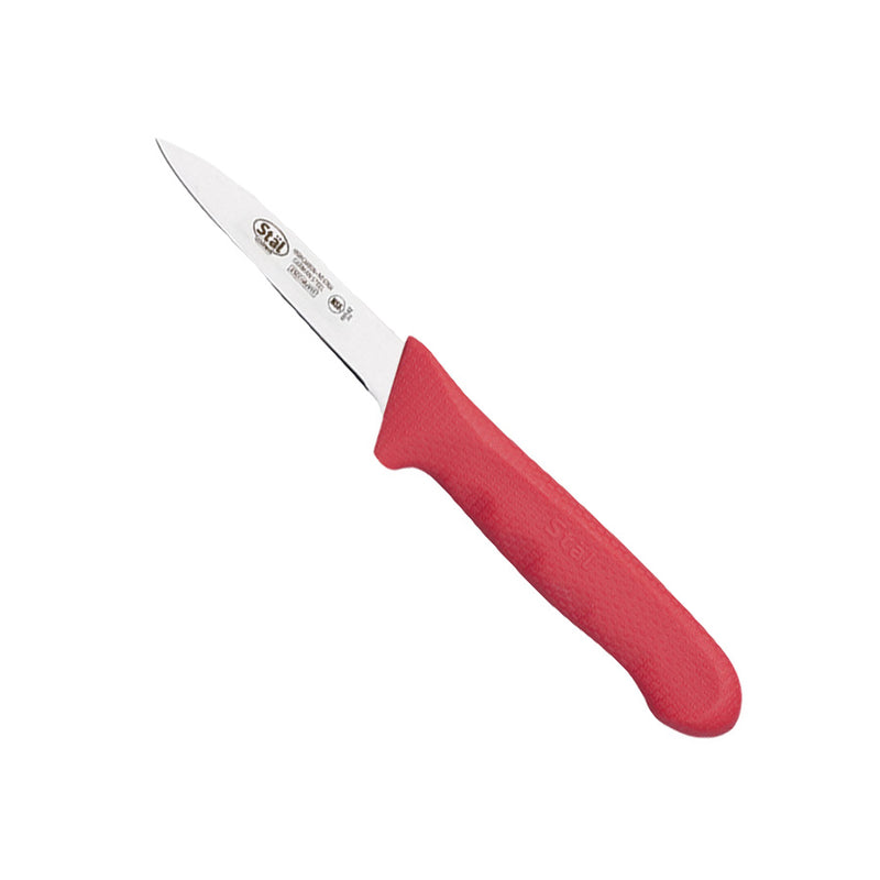 Winco KWP-30R - 3-1/2" Paring Knife - Stamped Blade - Stäl Series