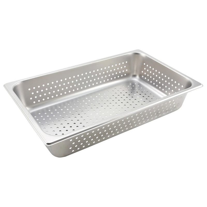 ZESCO SPFP4 - Steam Table Pan - Perforated - Full-Size - 4" Deep