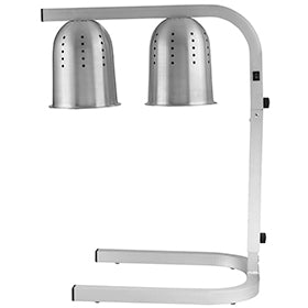 Winco EHL-2 - Estación de lámpara de calor de 14" W - (2) bombillas transparentes - 500 W en total