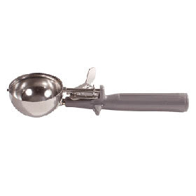 Winco ICOP-8 - 4 Oz Disher Scoop - 2-3/4" Diam - #8 Grey Cap