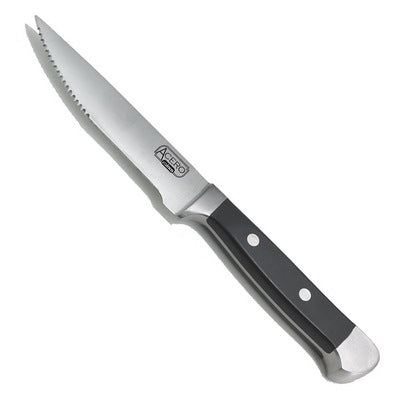 Winco SK-12 - Acero Gourmet Steak Knife - 5" Blade with Pointed Tip
