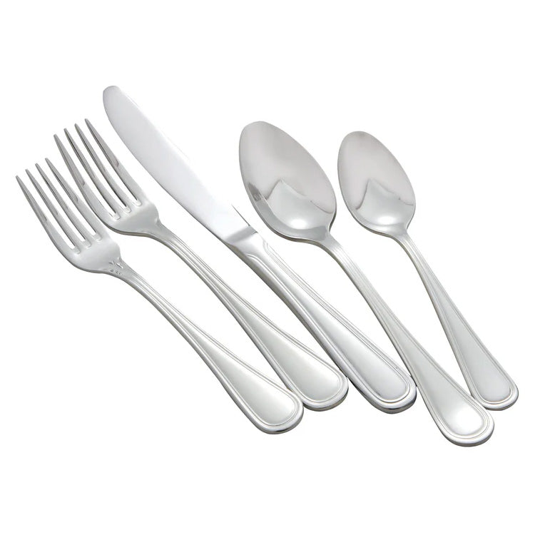 Winco 0030-08 - Shangarila Flatware - Solid Handle Dinner Knife