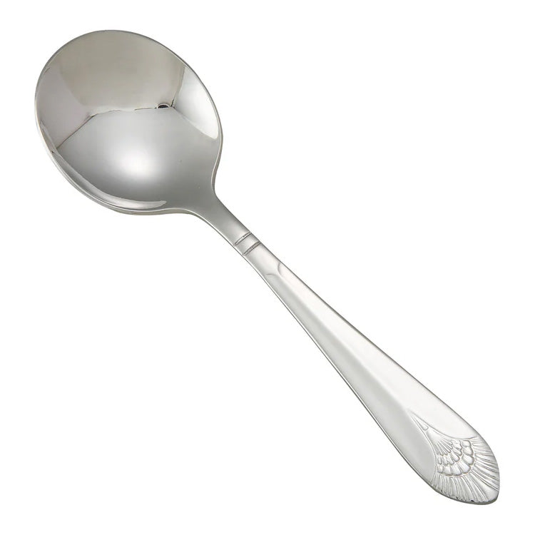 Winco 0031-04 - Peacock Flatware - Bouillon Spoon
