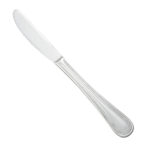Winco 0005-08 - Dots Flatware - Solid Handle Dinner Knife