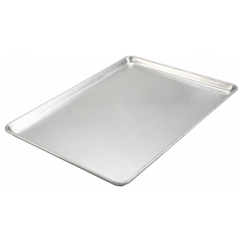 Winco ALXP-1826 - Bandeja para panecillos - Tamaño completo - Aluminio - Reborde cerrado