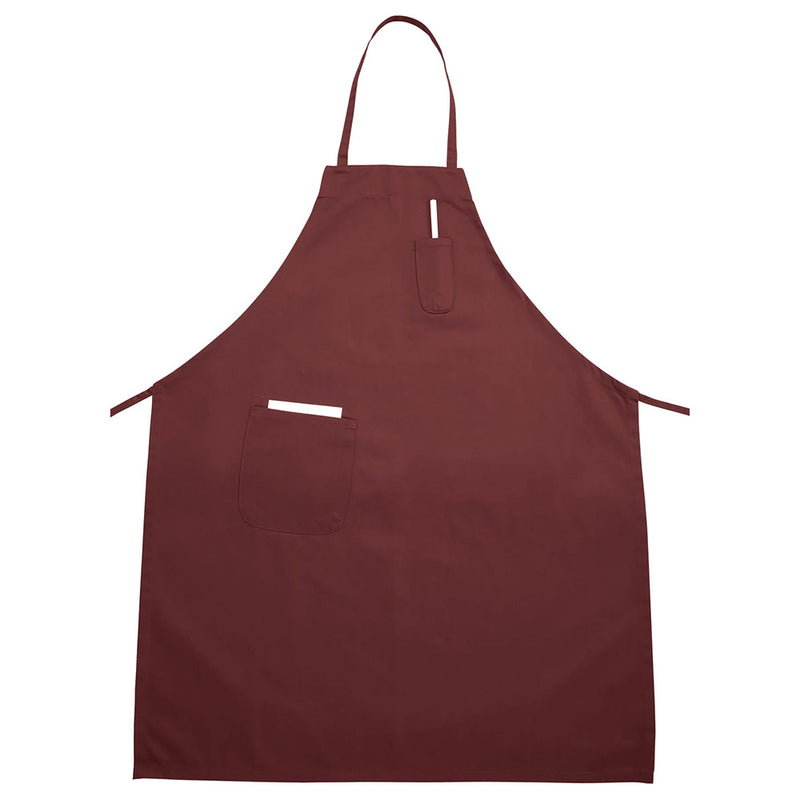 Winco BA-PBK - Delantal de 84 cm de largo para camareros con bolsillo - Elija el color