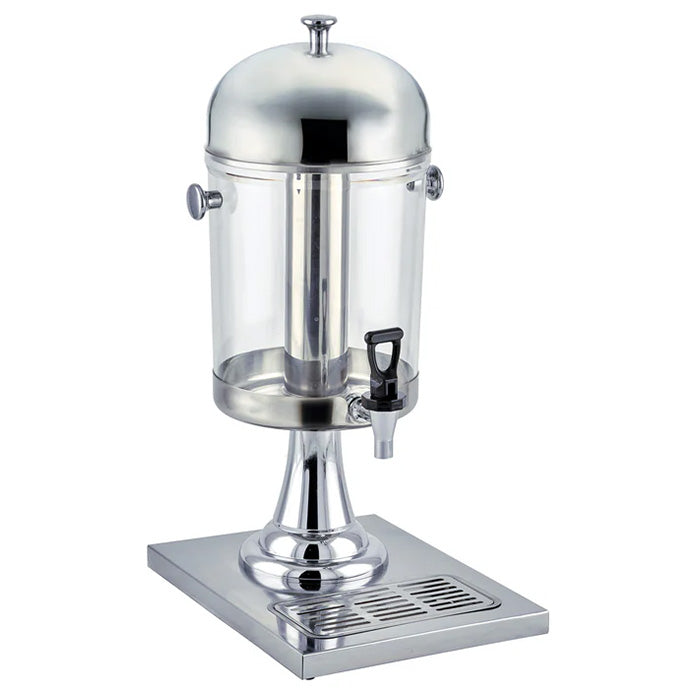 Winco 902 - 2.2 Gallon Juice Dispenser - Ice Core - Stainless Steel