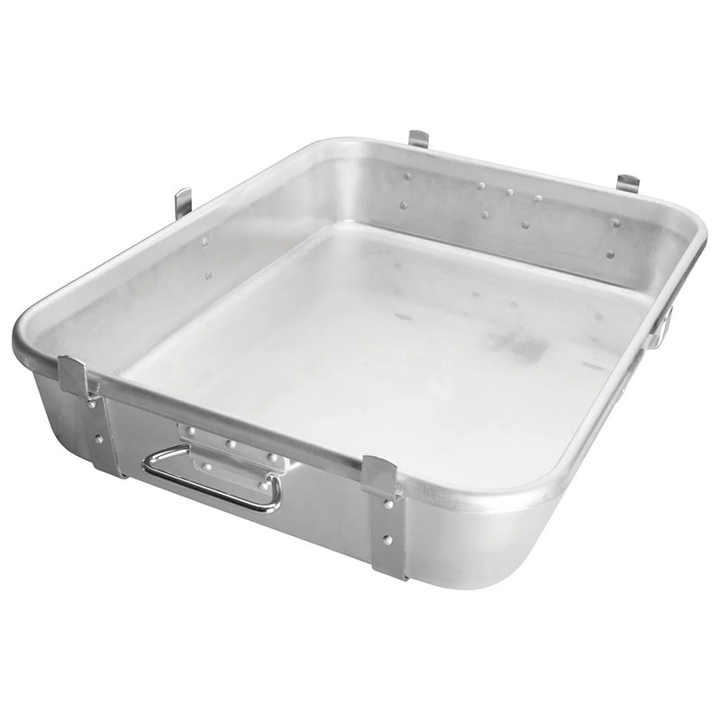 Winco ALRP-1824L - Bandeja para asar doble de 18" x 24" - Con correas y asas - 33 cuartos de galón