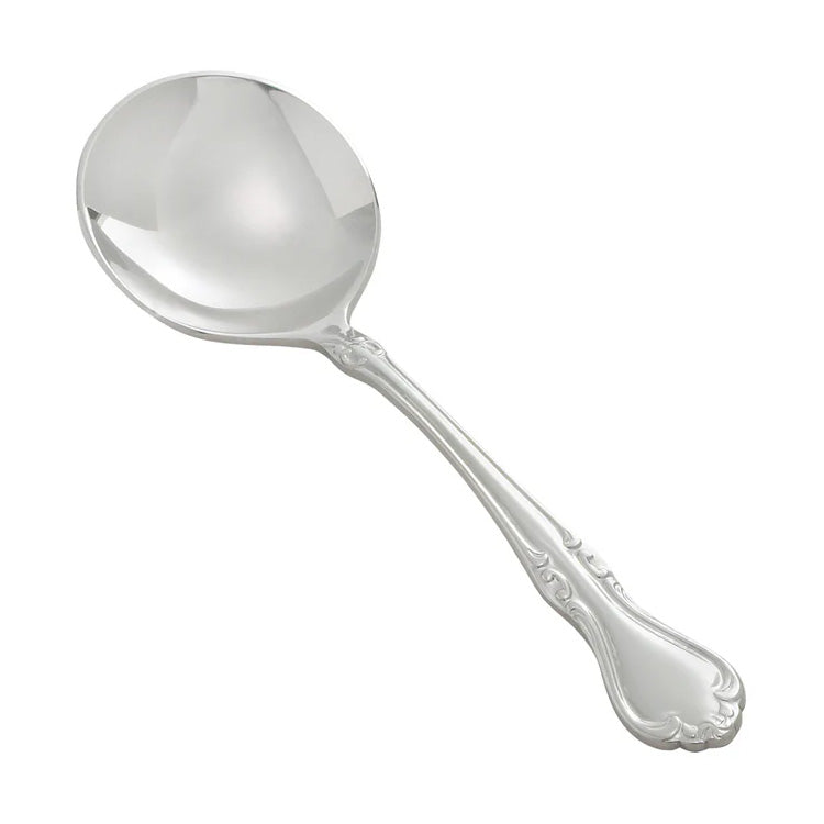Winco 0039-04 - Chantelle Flatware - Bouillon Spoon