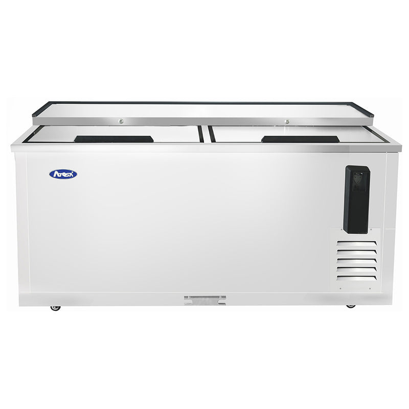 Atosa MBC65GR - 65"W Bottle Cooler - Flat Top - Stainless Steel