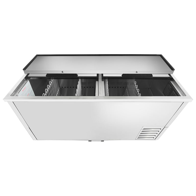 Atosa MBC65GR - 65"W Bottle Cooler - Flat Top - Stainless Steel