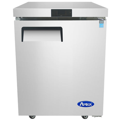 Atosa MGF24RGR - Refrigerador bajo encimera de 24" de ancho - (1) puerta