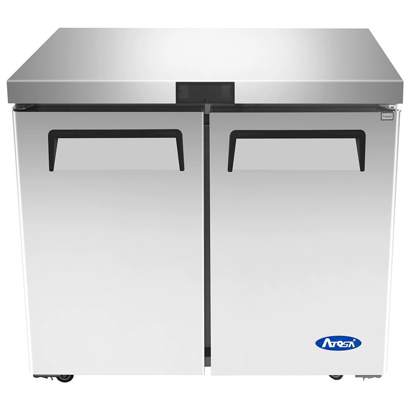 Atosa MGF36FGR - Congelador bajo encimera de 36" de ancho - (2) puertas