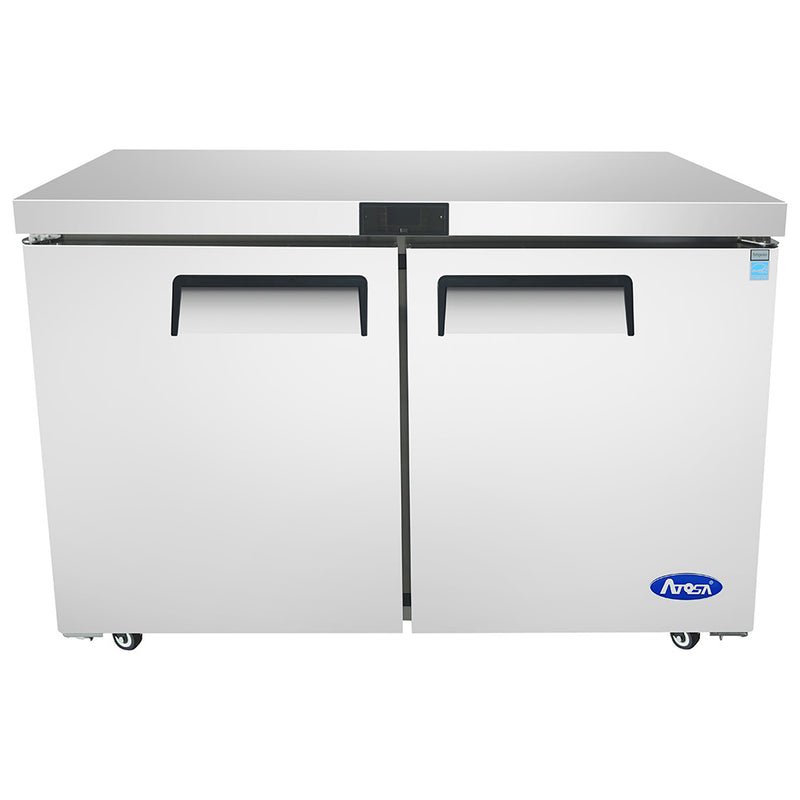 Atosa MGF8402GR - Refrigerador bajo encimera de 48" de ancho - (2) puertas