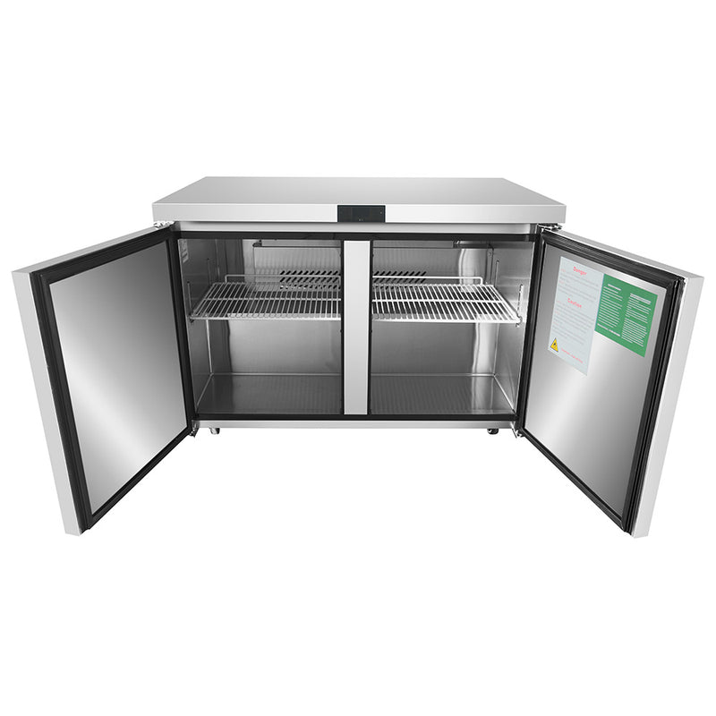 Atosa MGF8403GR - Refrigerador bajo encimera de 60" de ancho - (2) puertas