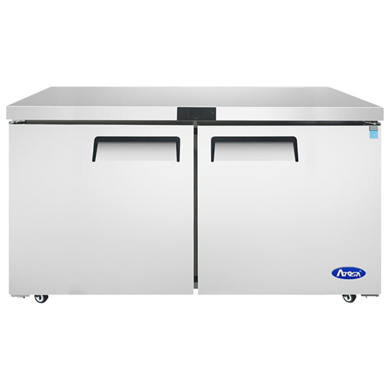 Atosa MGF8407GR - Congelador bajo encimera de 60" de ancho - (2) puertas