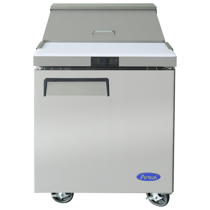 Atosa MSF8301GR - Mesa de preparación para sándwiches de 27" de ancho - (2) Puertas - (8) Bandejas