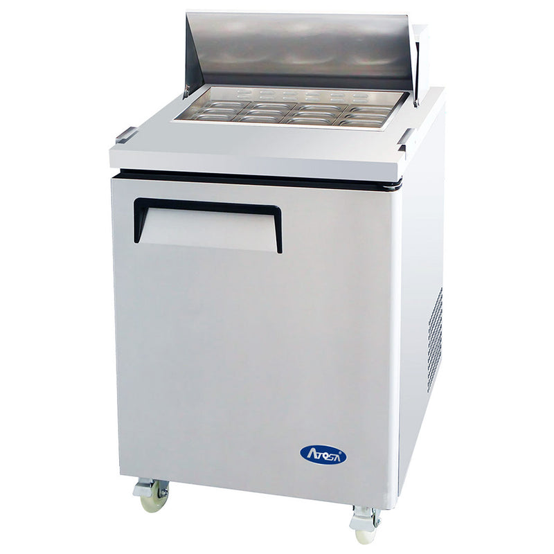 Atosa MSF8305GR - 27"W Mega Top Sandwich Prep Table - (1) Door - (12) Pans