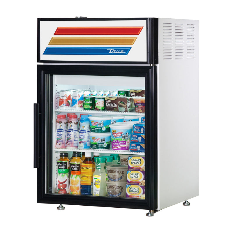 True GDM-05-HC~FGD01 - 24"W Countertop Merchandiser - (1) Glass Door
