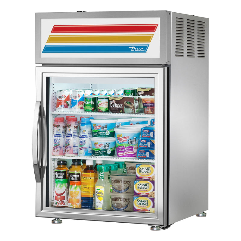 True GDM-05-HC~FGD01 - 24"W Countertop Merchandiser - (1) Glass Door