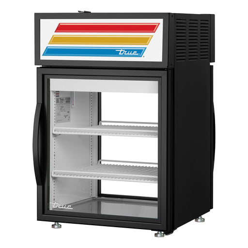 True GDM-05PT-HC~FGD01 - 24"W Merchandiser - Pass-Thru - (2) Glass Doors