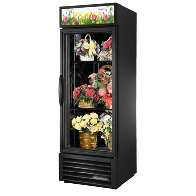 True GDM-23FC-HC~TSL01 - 27"W Floral Merchandiser - (1) Glass Door