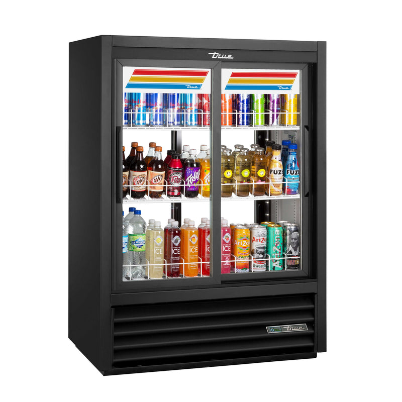 True GDM-33CPT-54-HC-LD - 39"W Merchandiser Cooler - Pass-Thru - 24" Depth