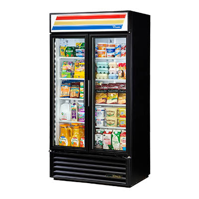 True GDM-35-HC~TSL01 - 39"W Merchandiser Cooler - (2) Glass Doors