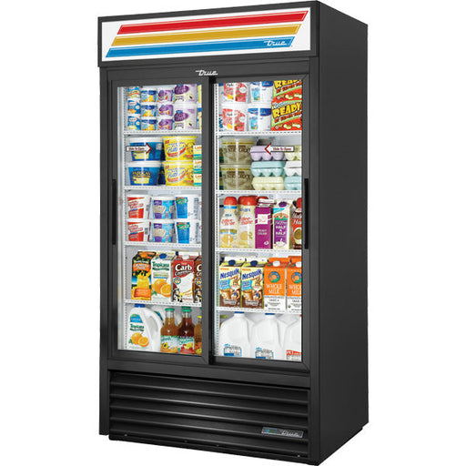 True GDM-37-HC-LD - 43"W Merchandiser Cooler - (2) Sliding Doors