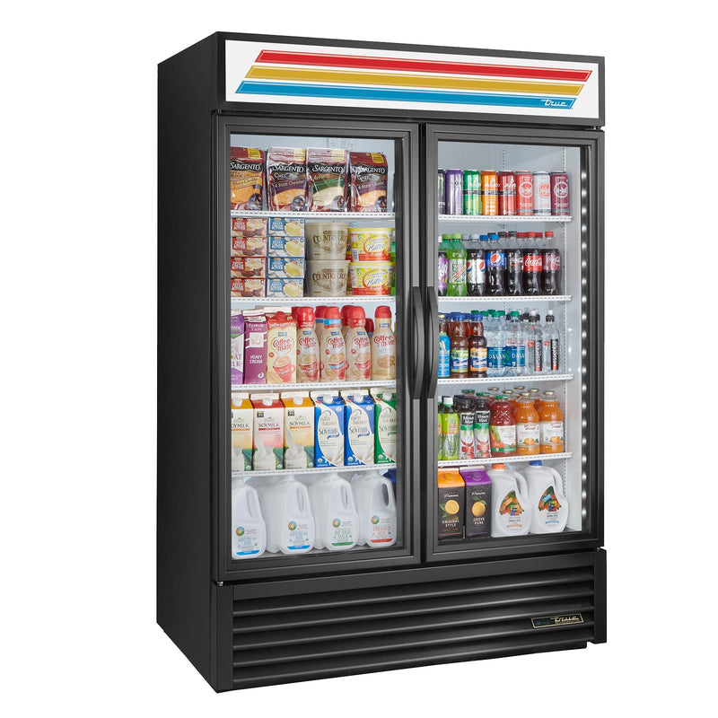 True GDM-49-HC~TSL01 - 54"W Merchandiser Cooler - (2) Glass Doors